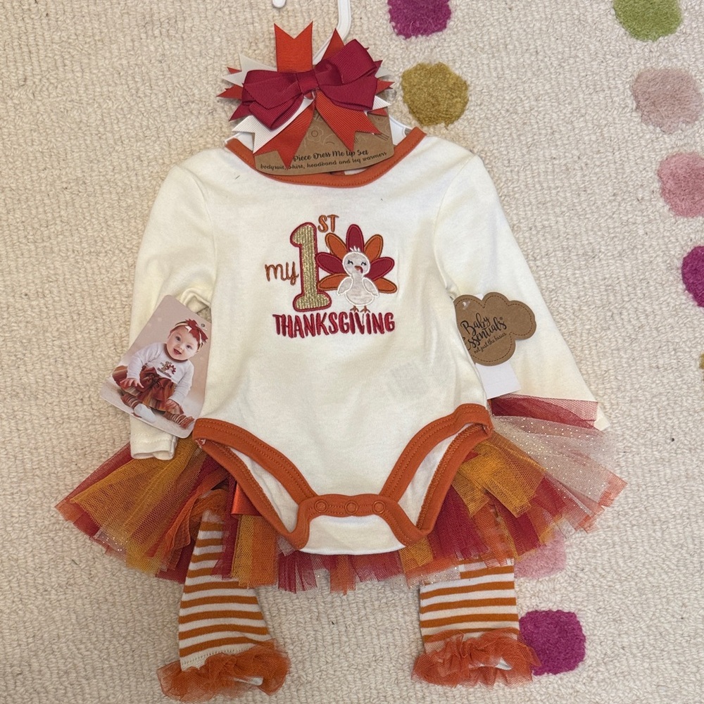 Baby's First Thanksgiving Costume Set